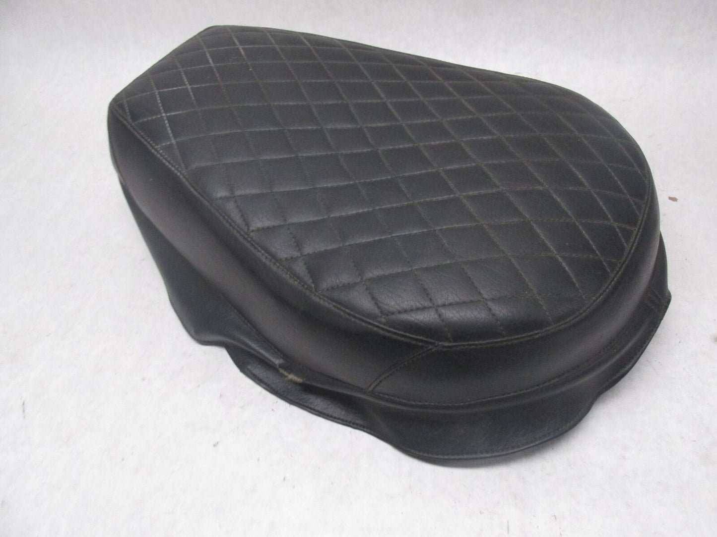 Vintage Motorcycle Boss Custom Diamond Stitched Solo Seat Vintage Y-2A BSA