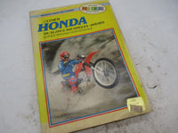 Honda Clymer 1978-1979 XR/XL250 and 500 Singles Service Repair Manual Book