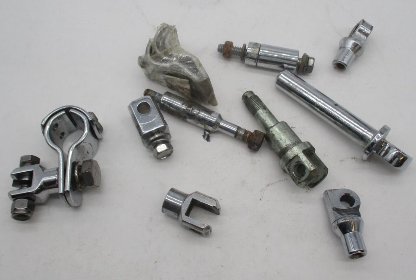 Lot of Harley Davidson Foot Peg Control Brackets Hardware Sportster Dyna Touring