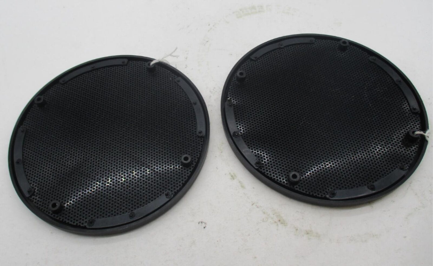 Pair of Harley Davidson Round Speaker Cover Grills 4 Hole Mount