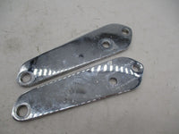 Harley Davidson Dyna Pair of Chrome Highway Peg Bracket Plates 49002-98