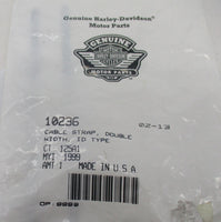 Harley-Davidson Genuine NOS Cable Strap Double Width ID Type 10236