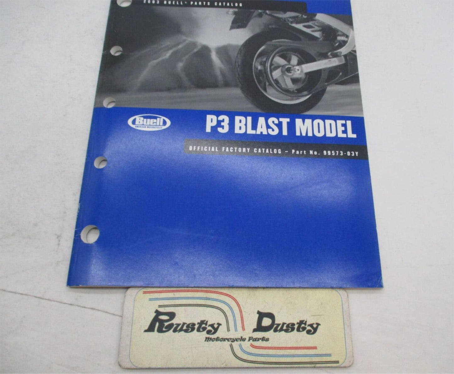 Harley Buell Official 2003 P3 Blast Model Parts Catalog 99573-03Y