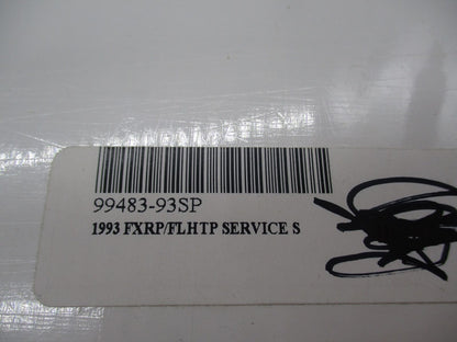Harley Davidson FLHTP FXRP Police Service Manual Supplement 1993 99483-93SP
