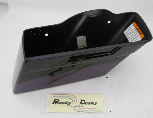 Harley Custom Painted Purple Blue Right Side Hard Saddlebag 79106-03A 79093-93B