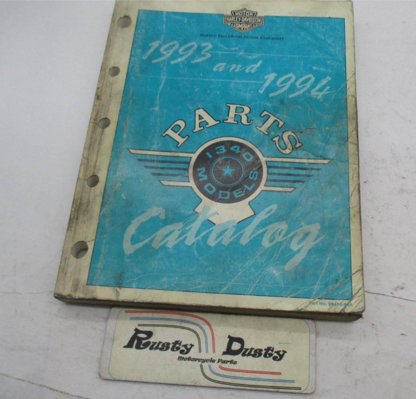 Harley Davidson Genuine Official Factory 1993 and 1994 Parts Catalog 99450-94A
