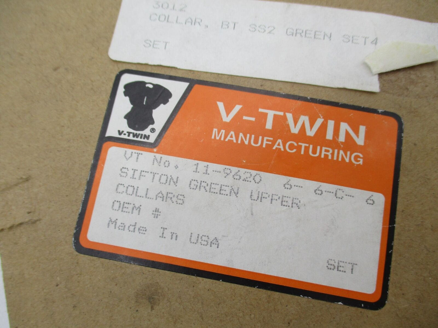 Harley Davidson V-Twin Upper Valve Spring Collars Sifton Green 11-9620