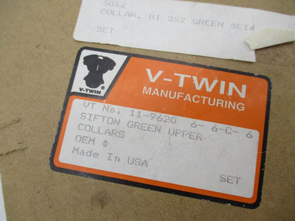 Harley Davidson V-Twin Upper Valve Spring Collars Sifton Green 11-9620