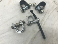 Lot of Harley Davidson Mirror Clamps Brackets Rear view Handlebar Clamps