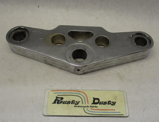 Harley Davidson Dyna Touring Softail Chrome Upper Triple Tree Fork Clamp Bracket