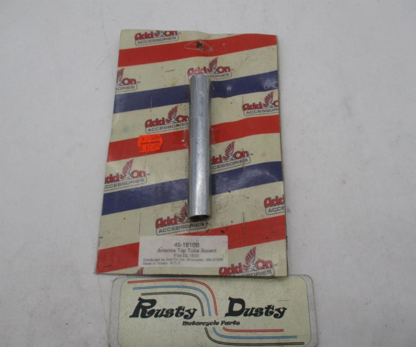 Add On Inc Honda Goldwing GL1800 Chrome Antenna Top Tube Accent 45-1810B