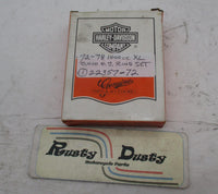 Harley Davidson Genuine NOS Piston Ring Set 1972-78 XL .010 22357-72