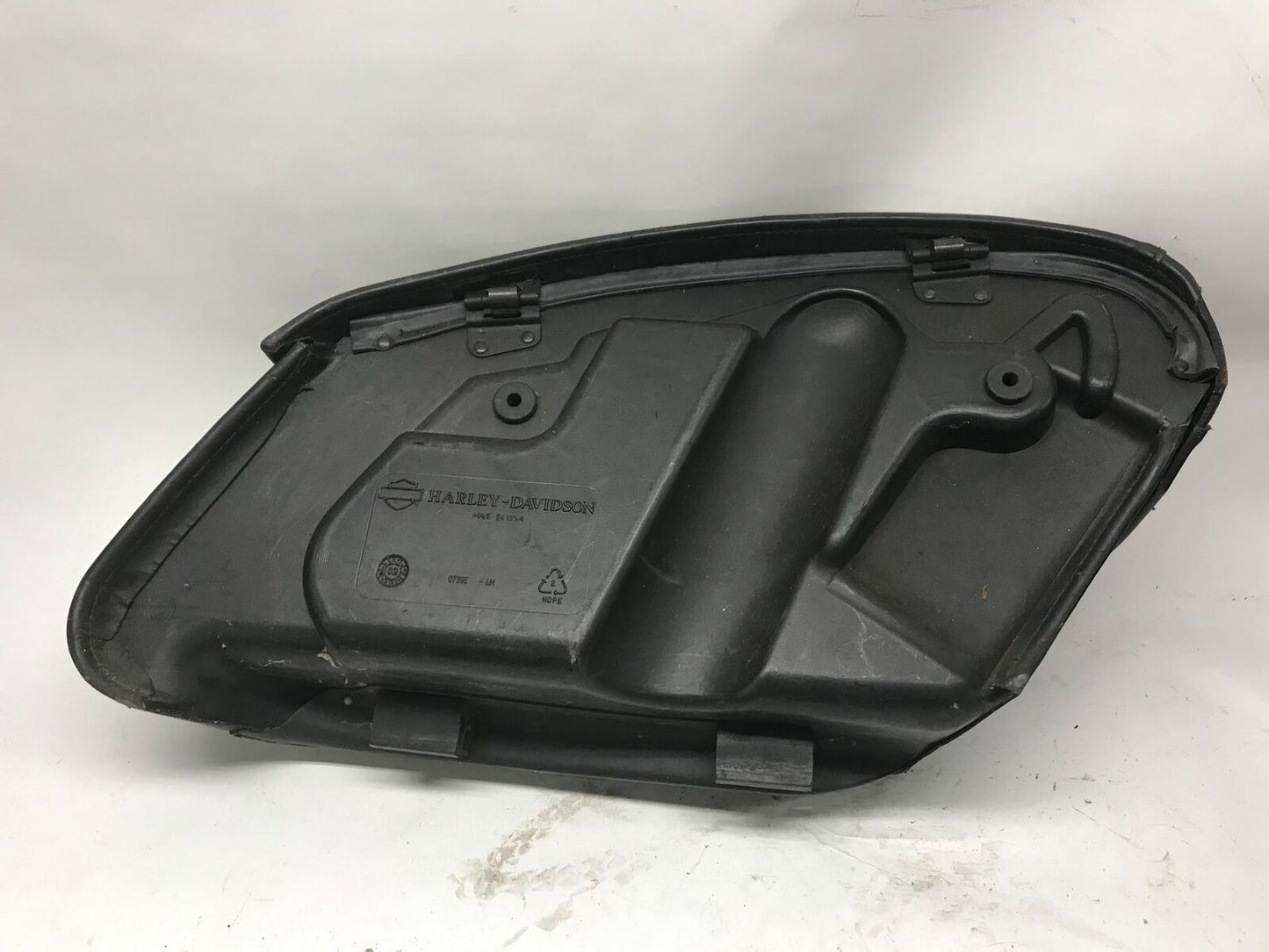 Harley 07395 Left Side Hand Leather OEM Luggage Saddle Bag