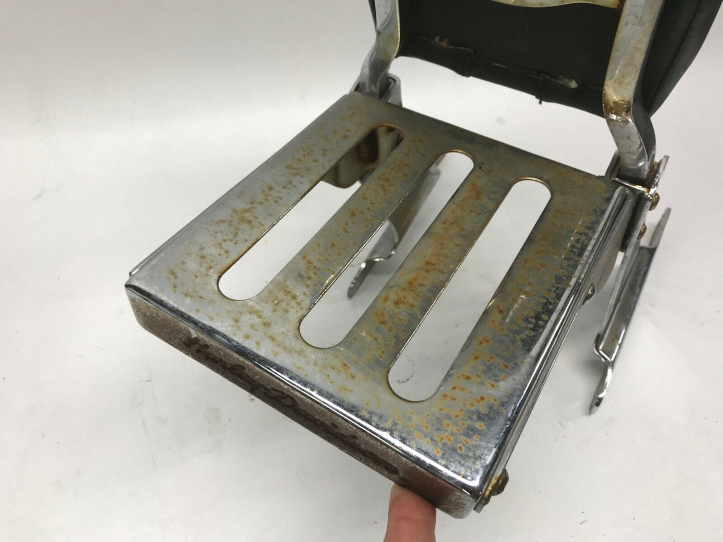Harley evo softail fxst flstf sissy bar passenger backrest pad luggage rack