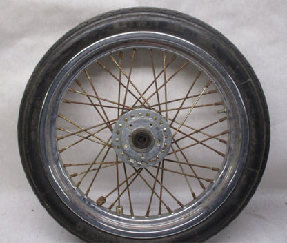 Harley Davidson Narrow Glide 19X3.25 19" x 3.25" Front Dual Disc Wheel w/ Tire