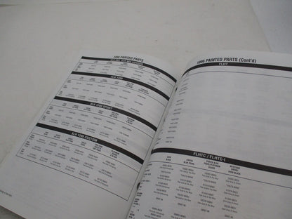 Harley Davidson Genuine Official 1989 to 2005 Painted Parts Catalog 99489-05