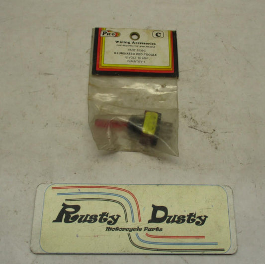 Pico Illuminated Automotive & Marine Red Toggle Switch 12V 16 Amp 5536C