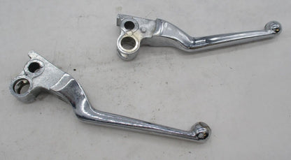 Lot of (2) Harley Davidson Chrome / Polished Hand Control Levers