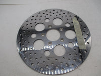 Harley Davidson Drag Specialties Chrome Brake Disc Rotor Drilled DS-325091