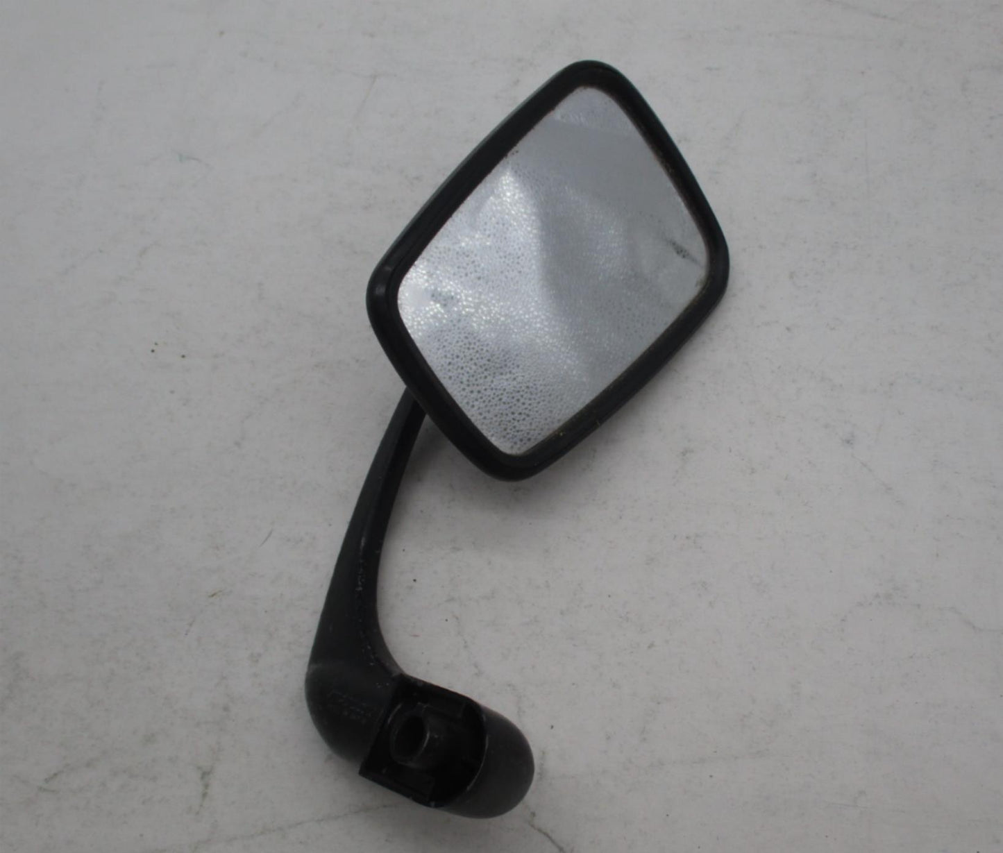 Single Right Side Black Universal Motorcycle Metal Handlebar Bar End Mirror