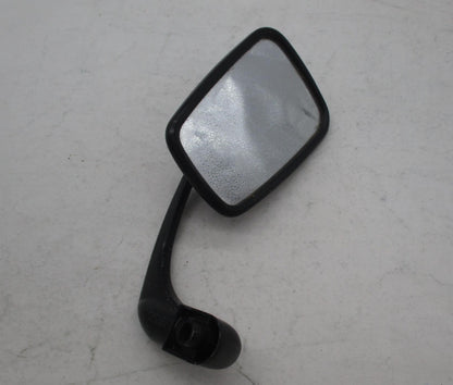 Single Right Side Black Universal Motorcycle Metal Handlebar Bar End Mirror
