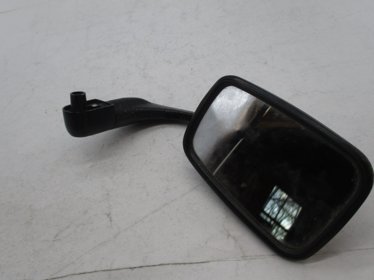 Single Right Side Black Universal Motorcycle Metal Handlebar Bar End Mirror