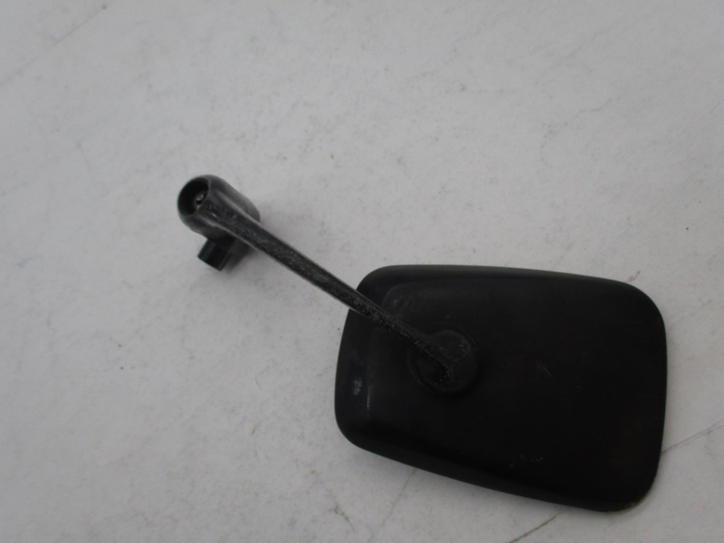 Single Right Side Black Universal Motorcycle Metal Handlebar Bar End Mirror