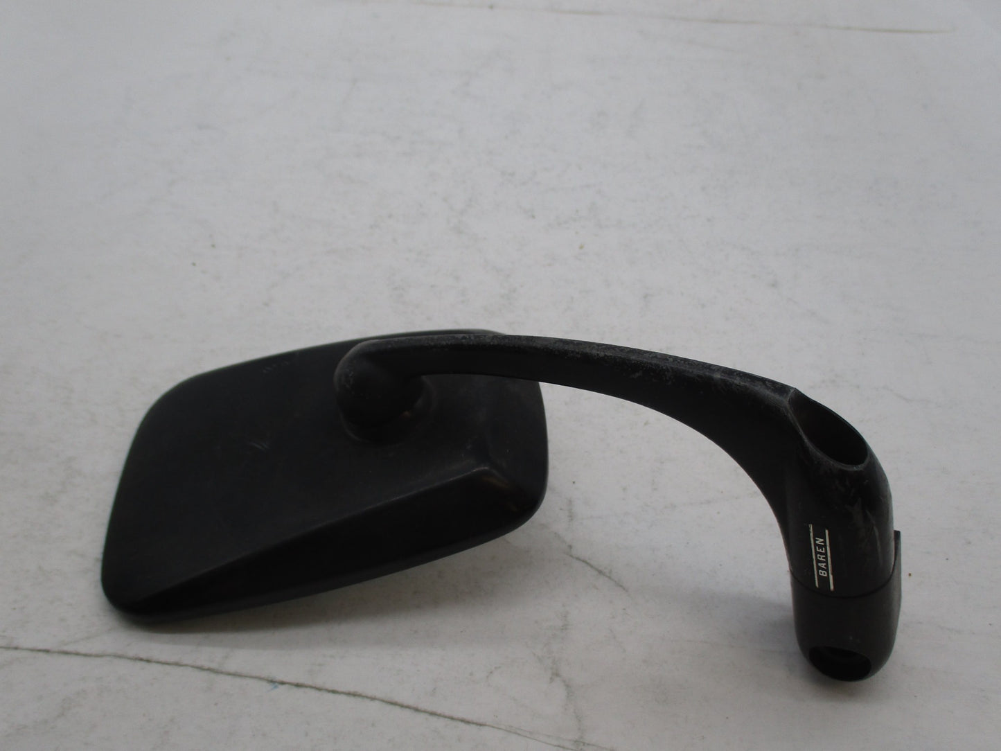 Single Right Side Black Universal Motorcycle Metal Handlebar Bar End Mirror
