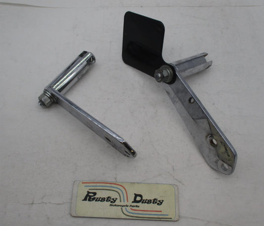 Harley Davidson Chopper Pair of Chrome Footpeg Chrome Brackets