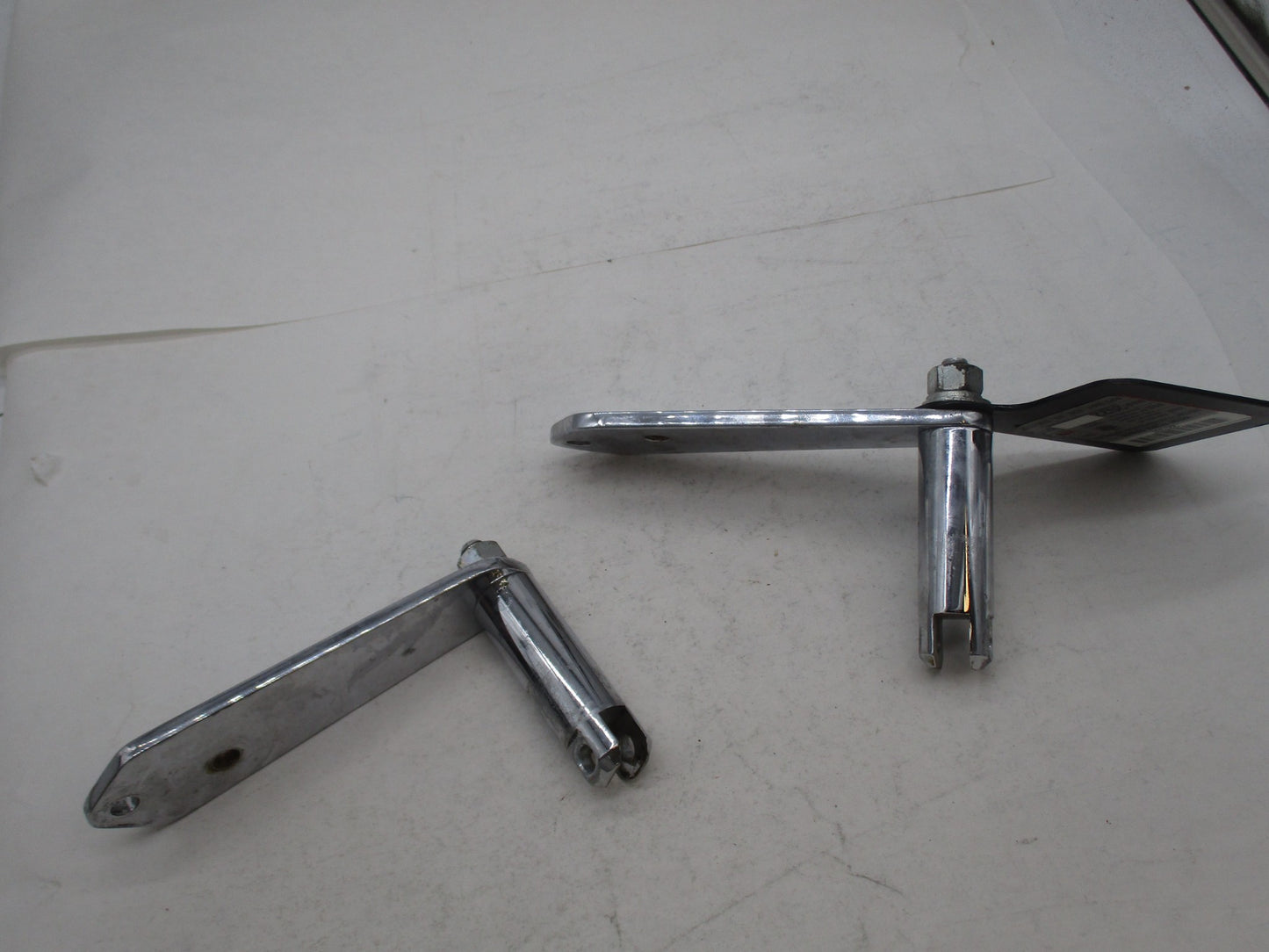 Harley Davidson Chopper Pair of Chrome Footpeg Chrome Brackets