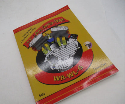Harley 45" Service Parts Dope WR WL WLA G Servi-Cars Manual Parts Book
