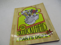 Knucklehead Parts Dope Motorcycle Dealership Catalog Reference Guide 1936-1947