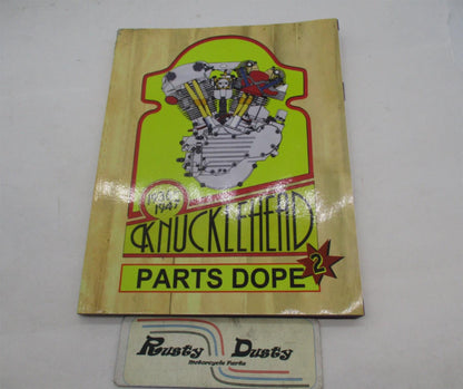 Knucklehead Parts Dope Motorcycle Dealership Catalog Reference Guide 1936-1947