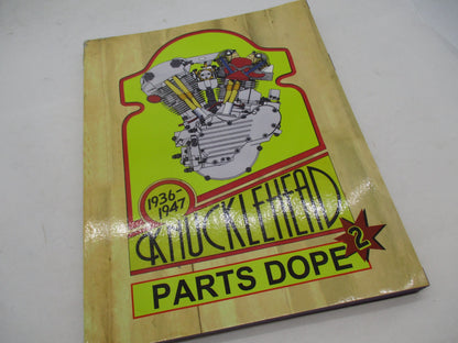 Knucklehead Parts Dope Motorcycle Dealership Catalog Reference Guide 1936-1947