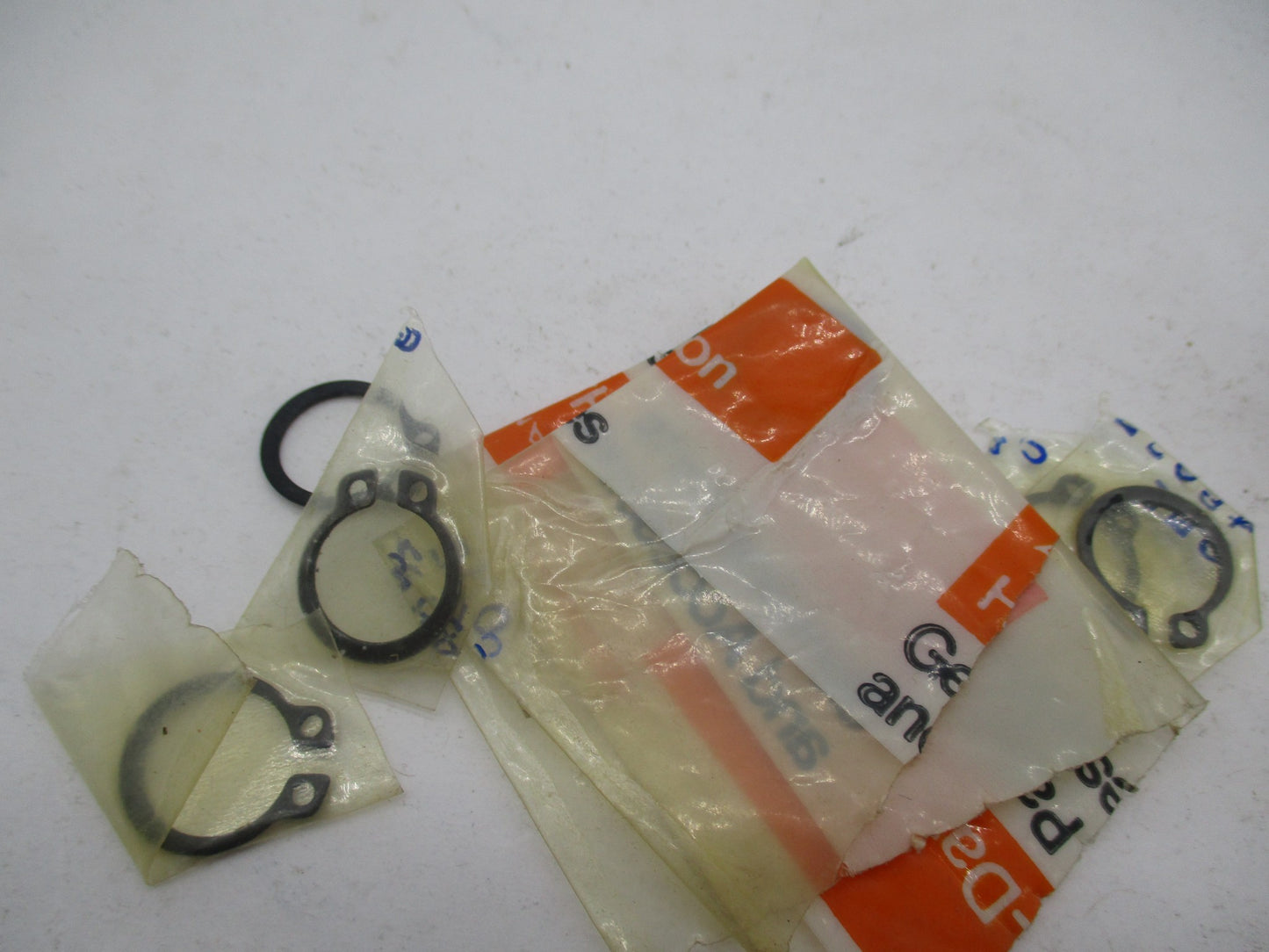Lot of 6 Harley Davidson Genuine NOS Fork Damper Retainer Rings 45932-73